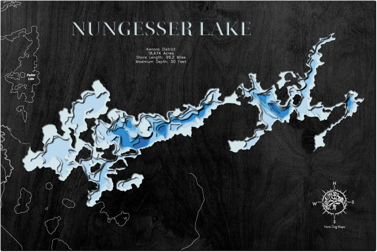 Nungesser Lake in Kenora District, Ontario