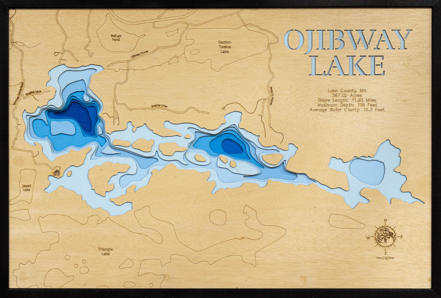 Ojibway Lake in Lake County, MN