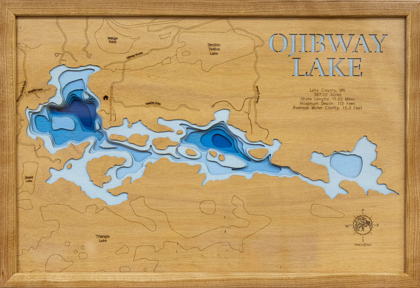 Ojibway Lake in Lake County, MN