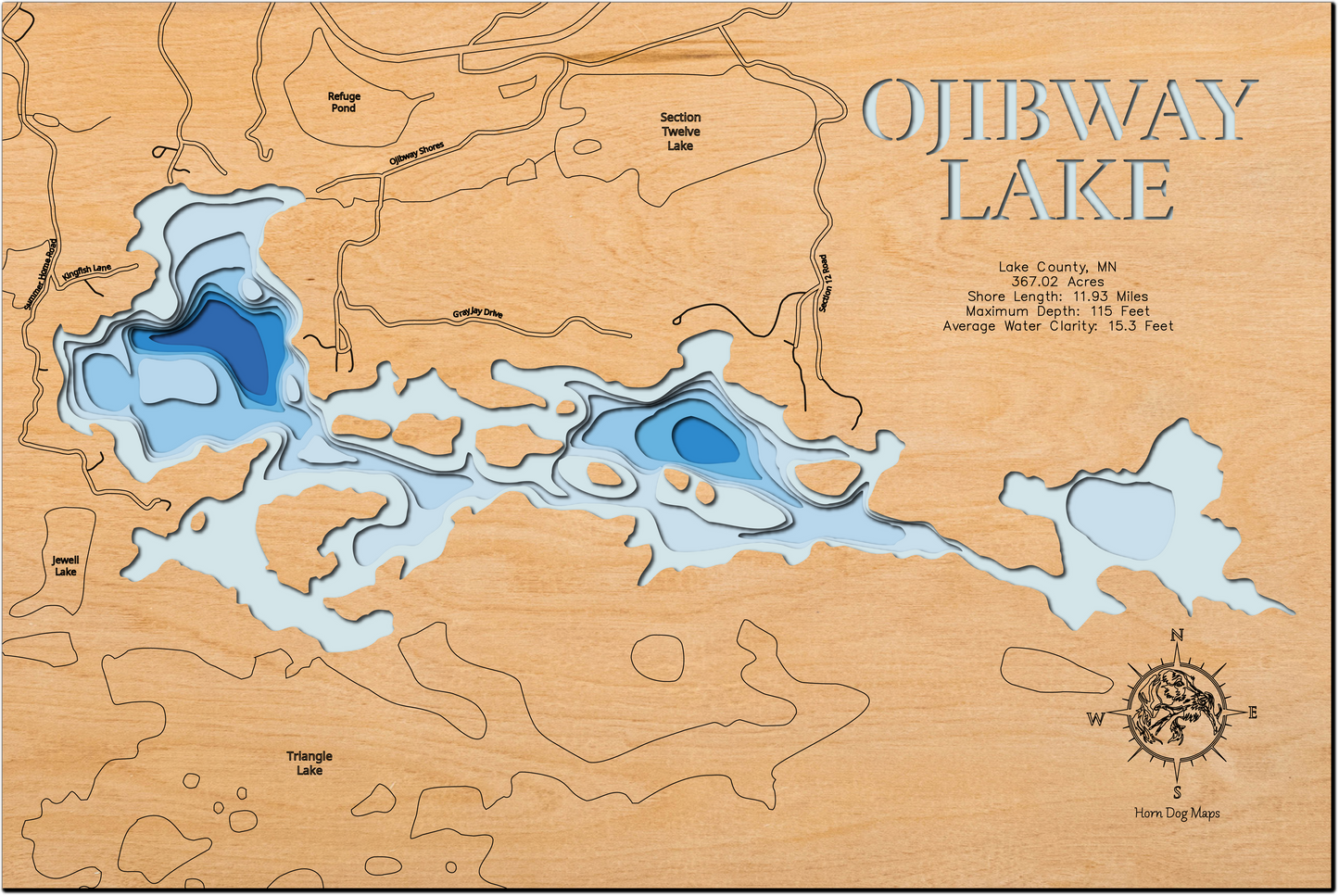 Ojibway Lake in Lake County, MN