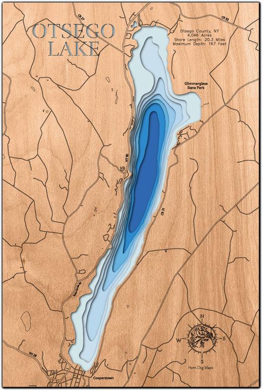 Otsego Lake in Otsego County, NY
