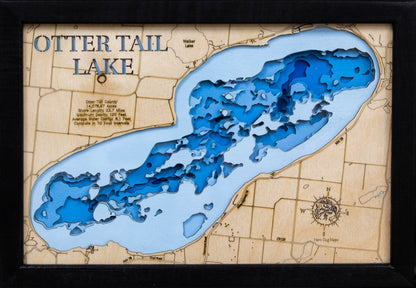 Otter Tail Lake in Otter Tail County, Minnesota