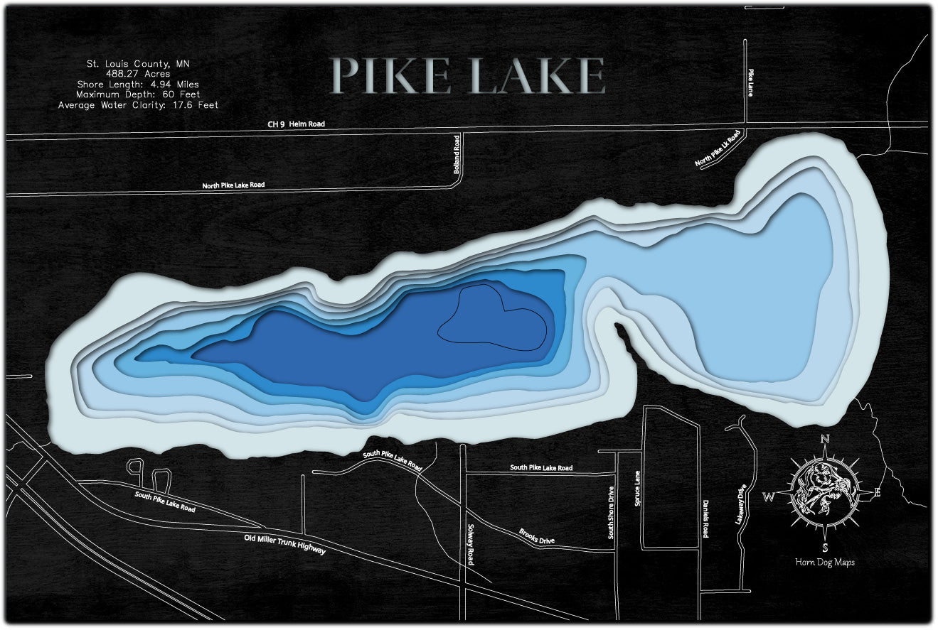 Pike Lake in St. Louis County, MN