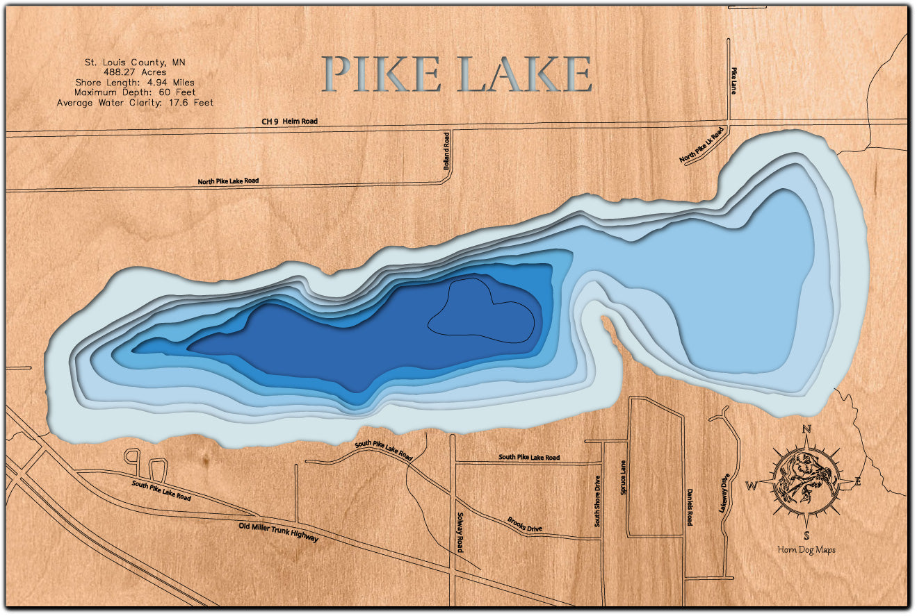 Pike Lake in St. Louis County, MN