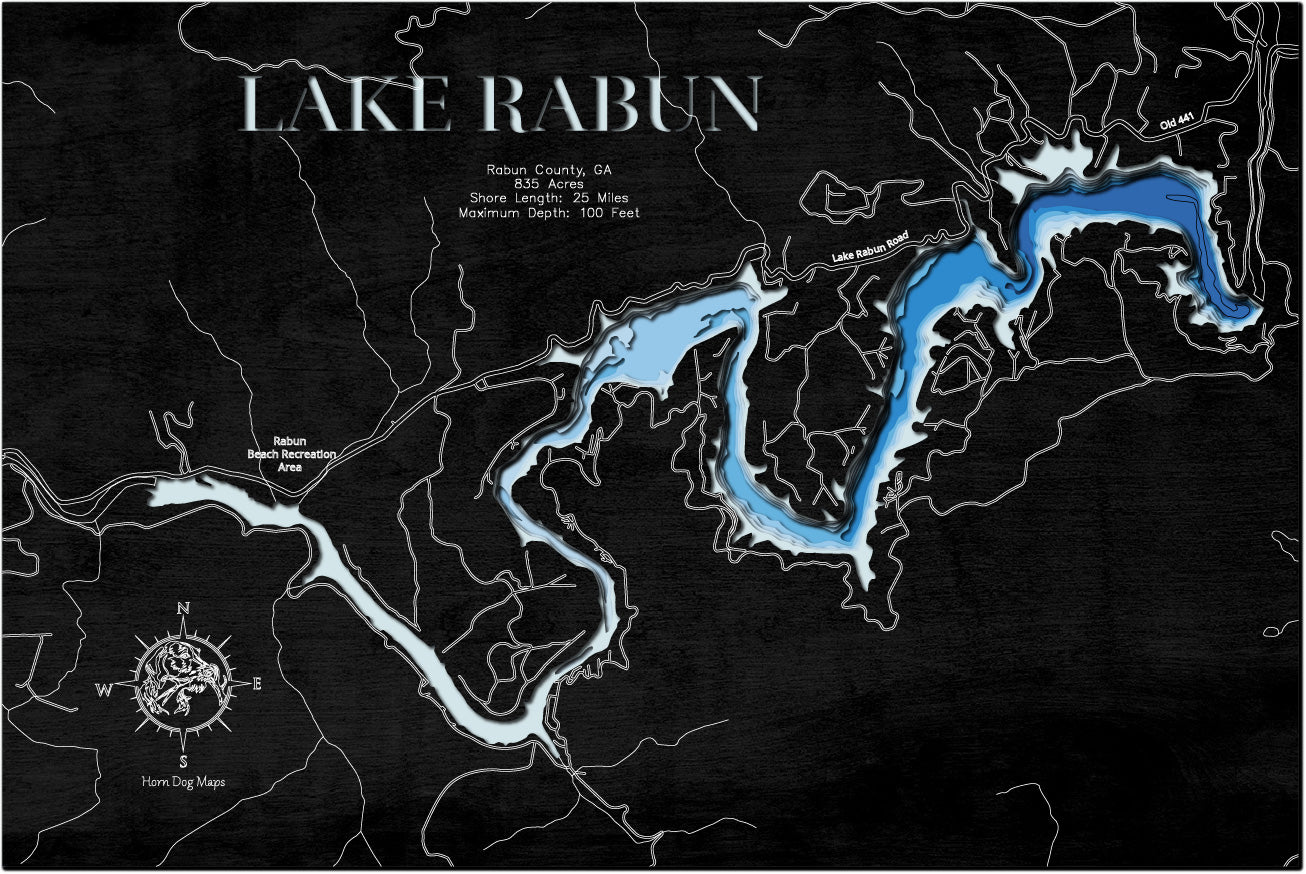 Lake Rabun in Rabun County, GA