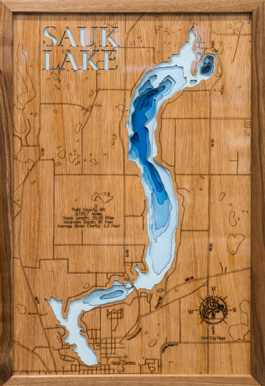Sauk Lake in Todd County, Minnesota