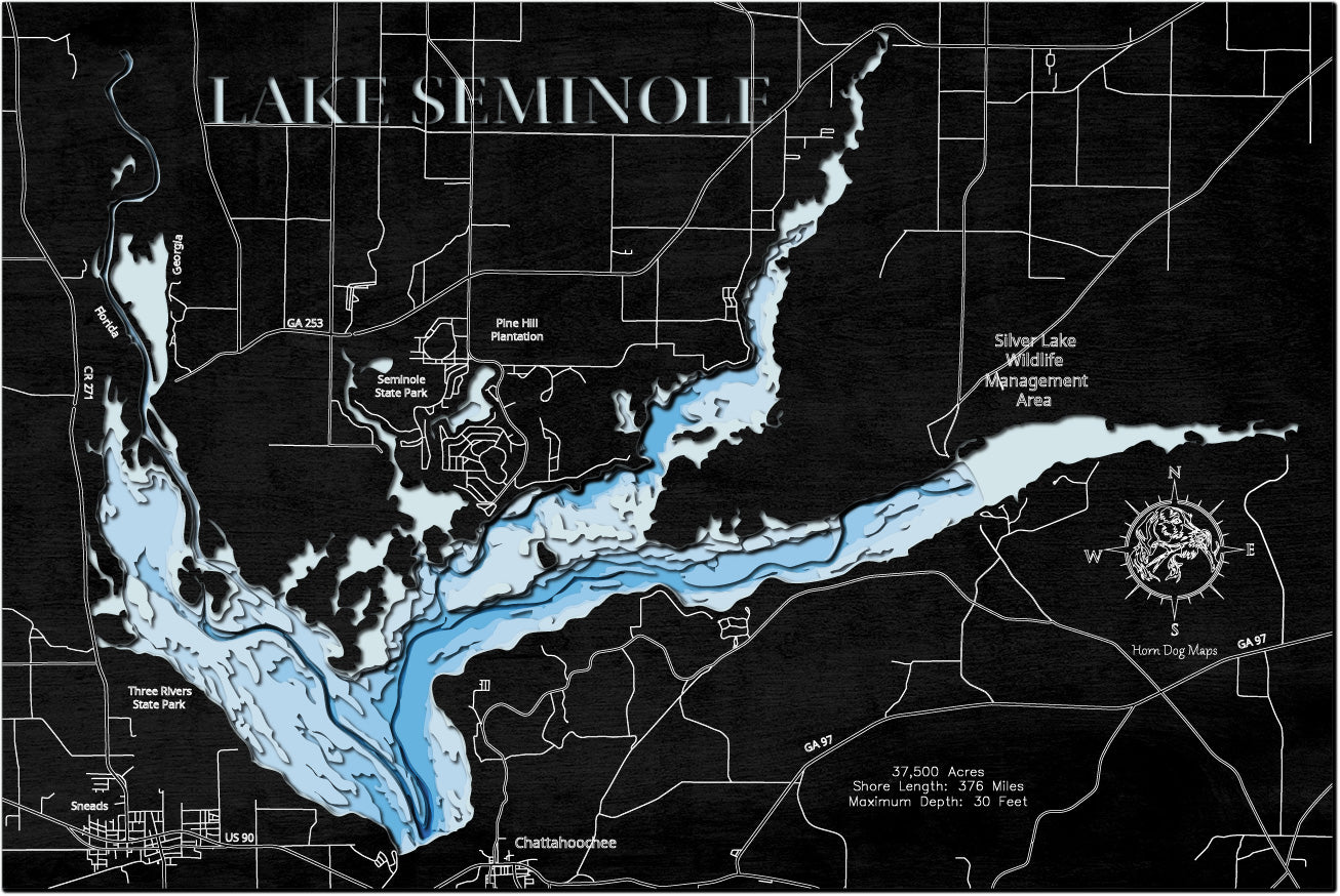 Lake Seminole in Georgia and Florida