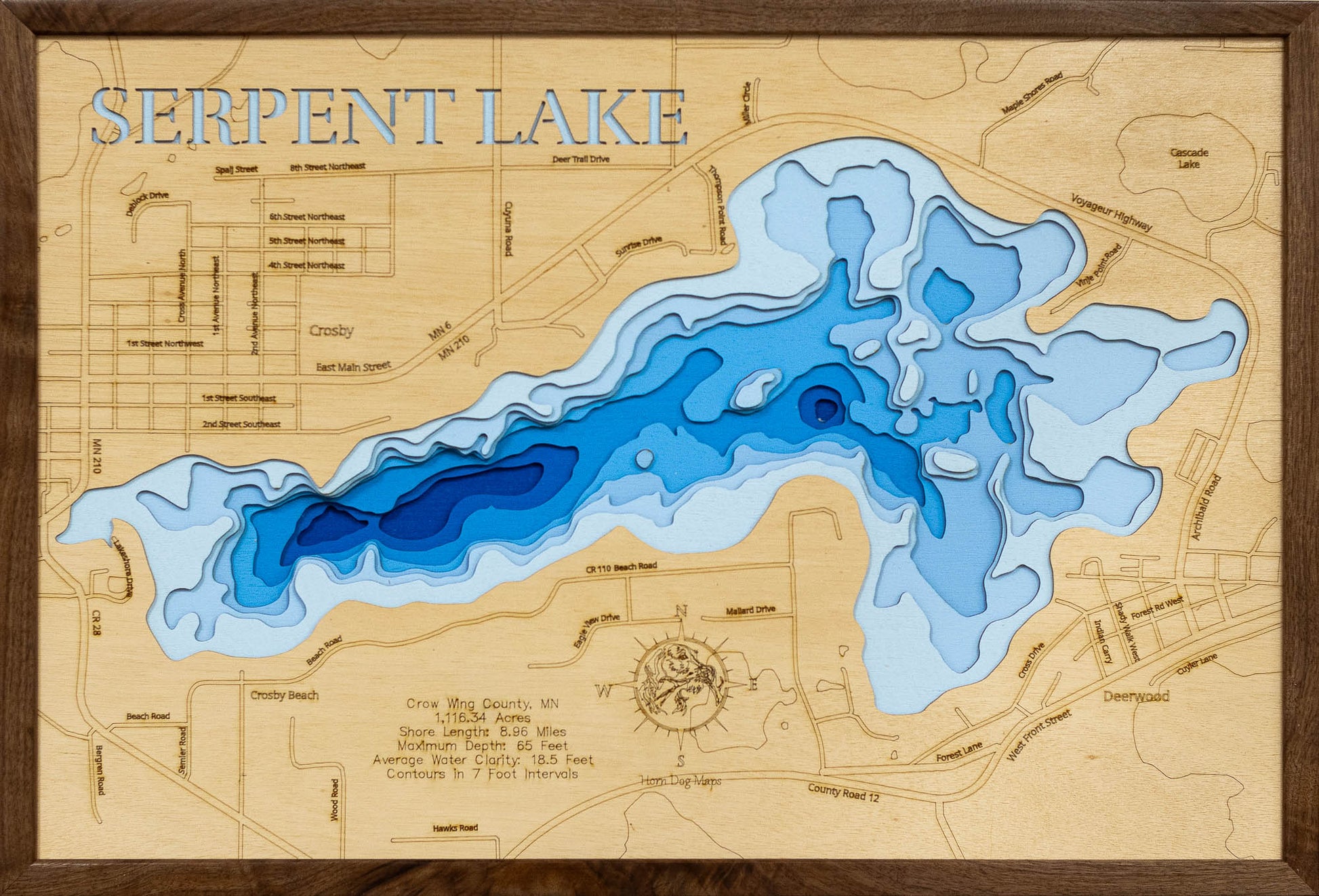 Serpent Lake in Crow Wing County, MN