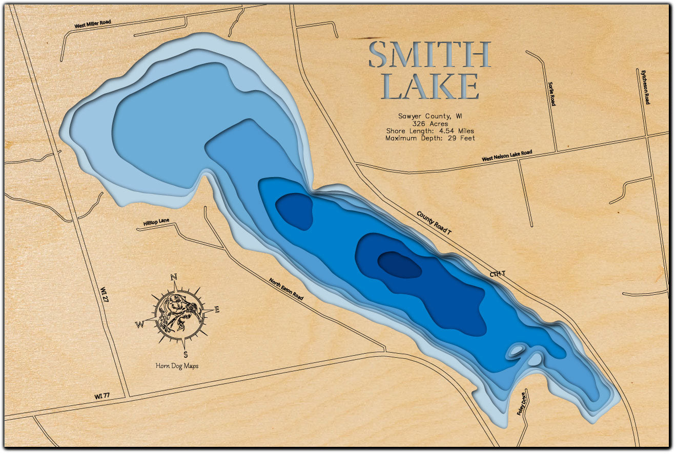 Smith Lake in Sawyer County, WI