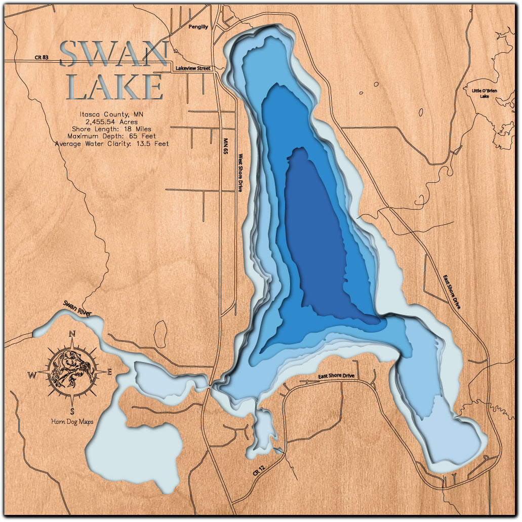 Swan Lake in Itasca County, MN