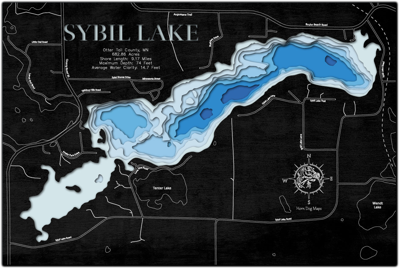 Sybil Lake in Otter Tail County, MN