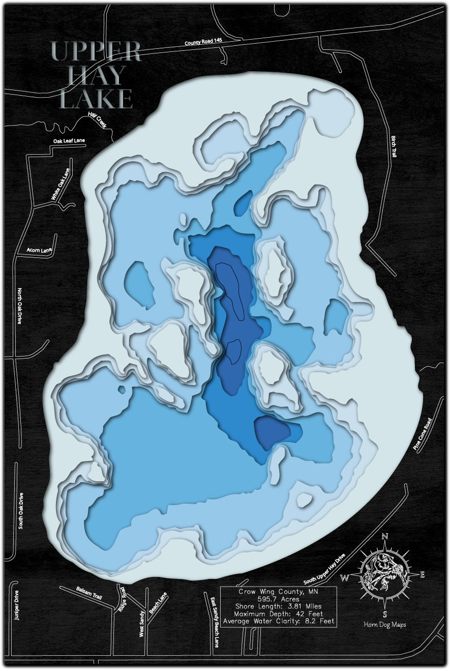 Upper Hay Lake in Crow Wing County, MN