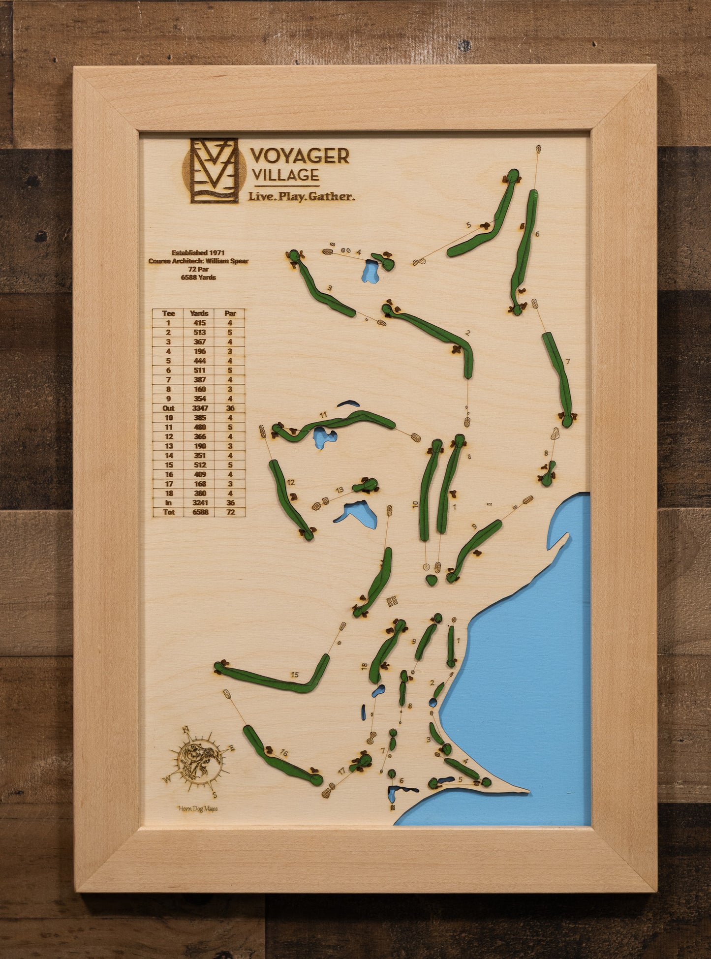 Voyager Village Golf Map
