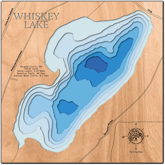 Whiskey Lake in Douglas County, MN
