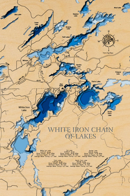 White Iron Chain of Lakes in Lake County, MN