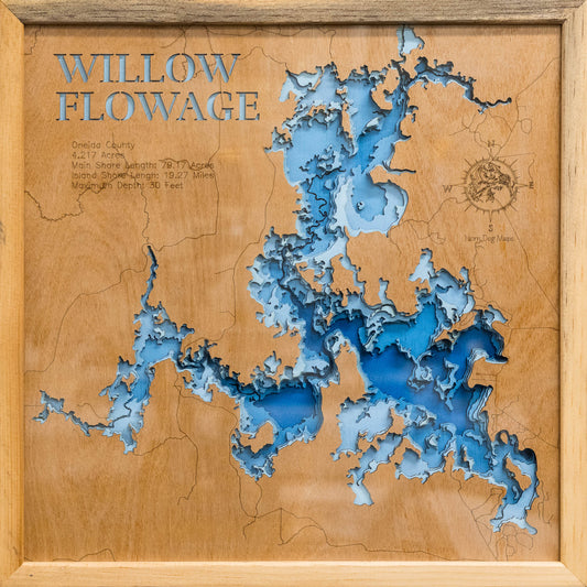 Willow Flowage in Oneida County, WI