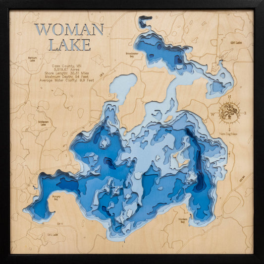 Woman Lake in Cass County, MN