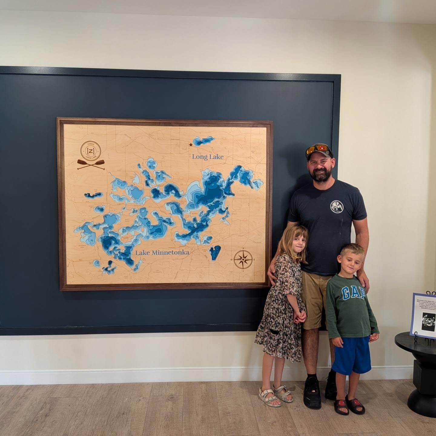 Split Hand Lake in Itasca County, MN - 3D Wood Maps – Horn Dog Maps