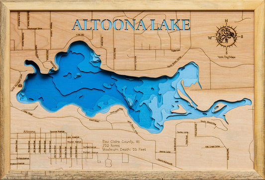 Altoona Lake in Eau Claire County, WI