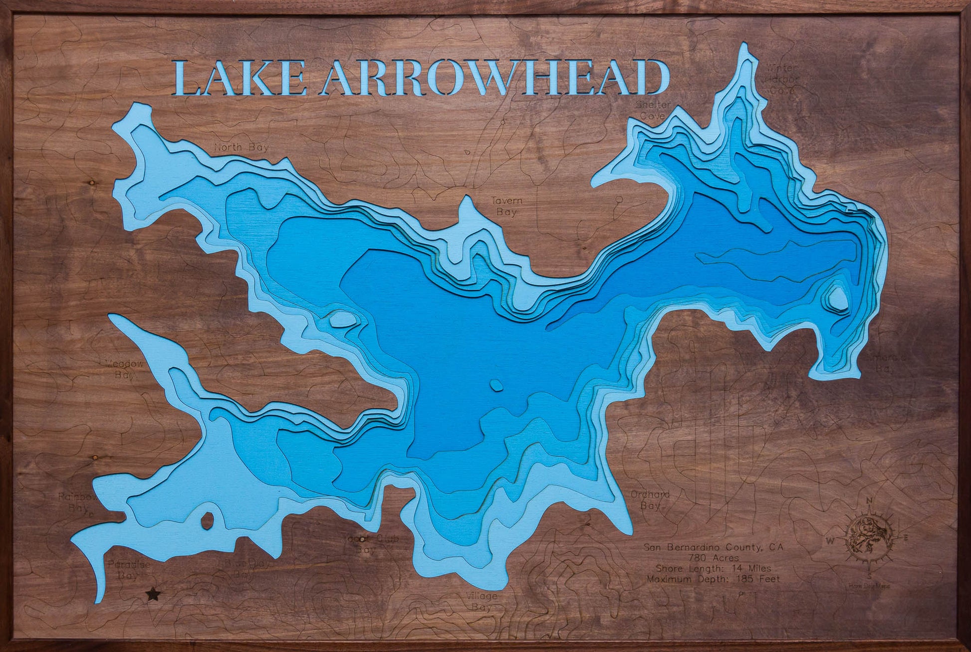 Lake Arrowhead in San Bernardino County, CA