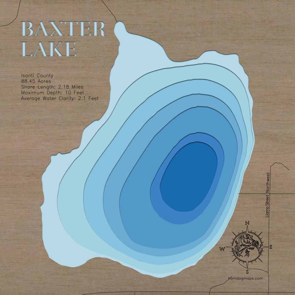 Baxter Lake in Isanti County, MN
