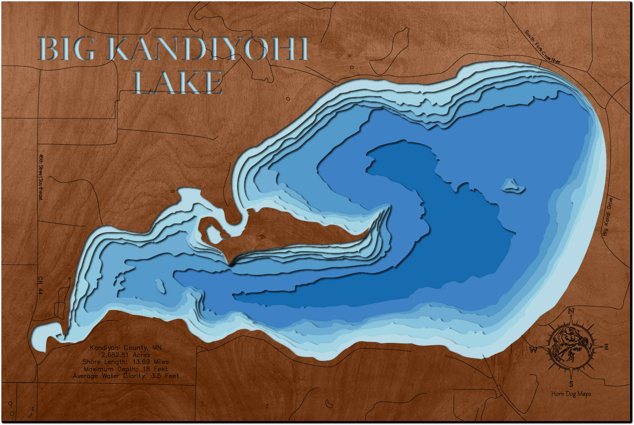 Big Kandiyohi Lake in Kandiyohi County, MN