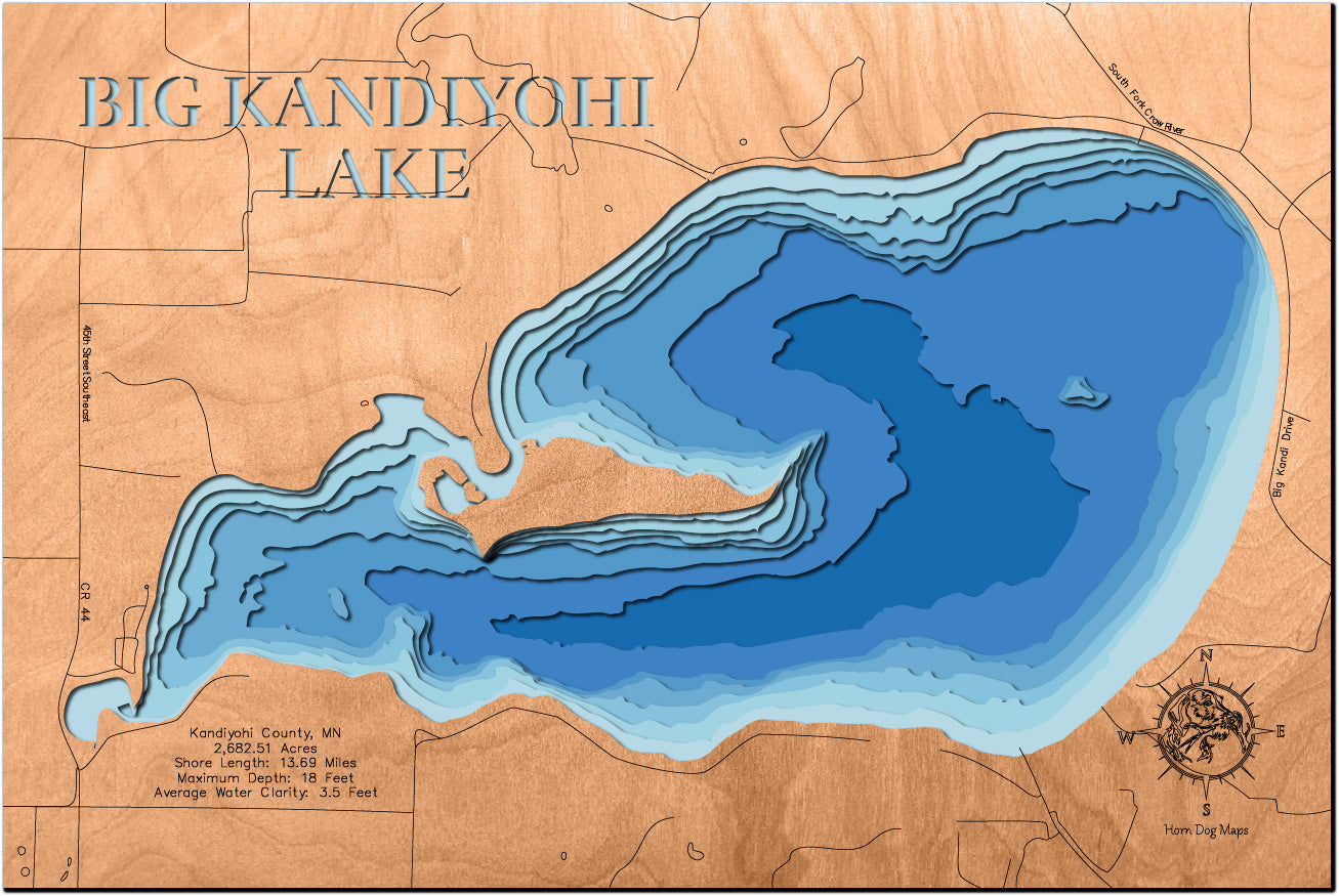 Big Kandiyohi Lake in Kandiyohi County, MN