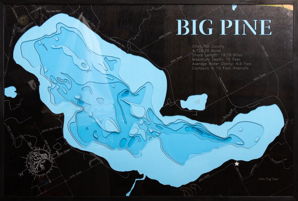 Big Pine Lake in Otter Tail County, Minnesota
