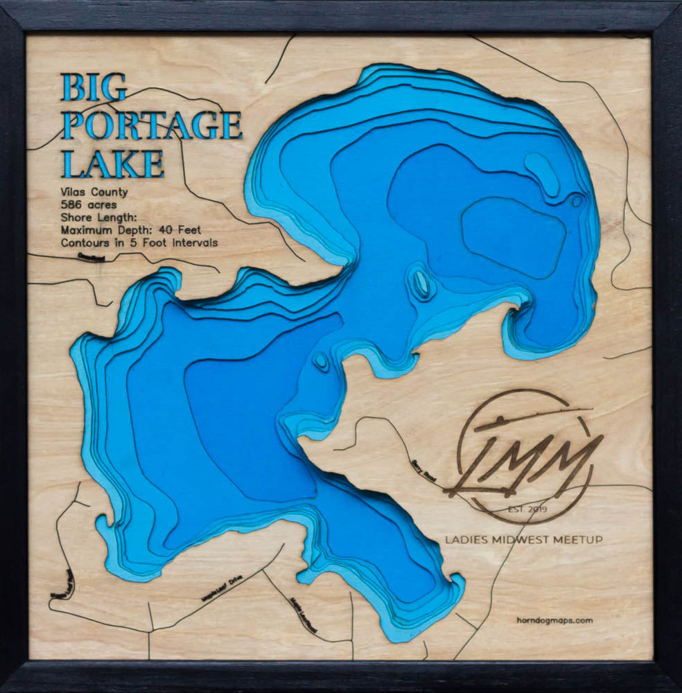 Big Portage Lake in Vilas County, WI