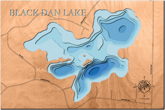 Black Dan Lake in Sawyer County, WI