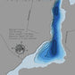 3d Depth Map of Bootleg Lake in Beltrami County, MN
