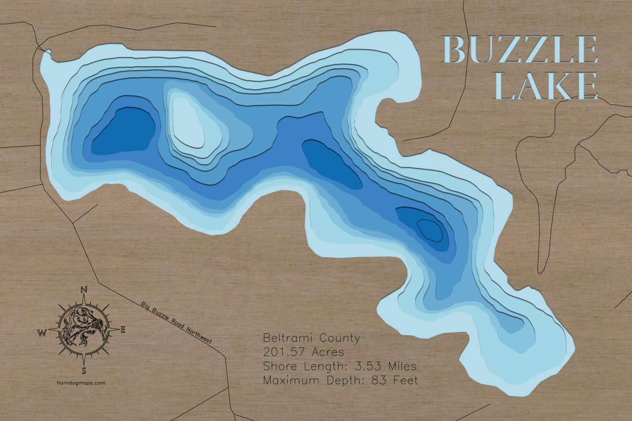 Buzzle Lake in Beltrami County, MN
