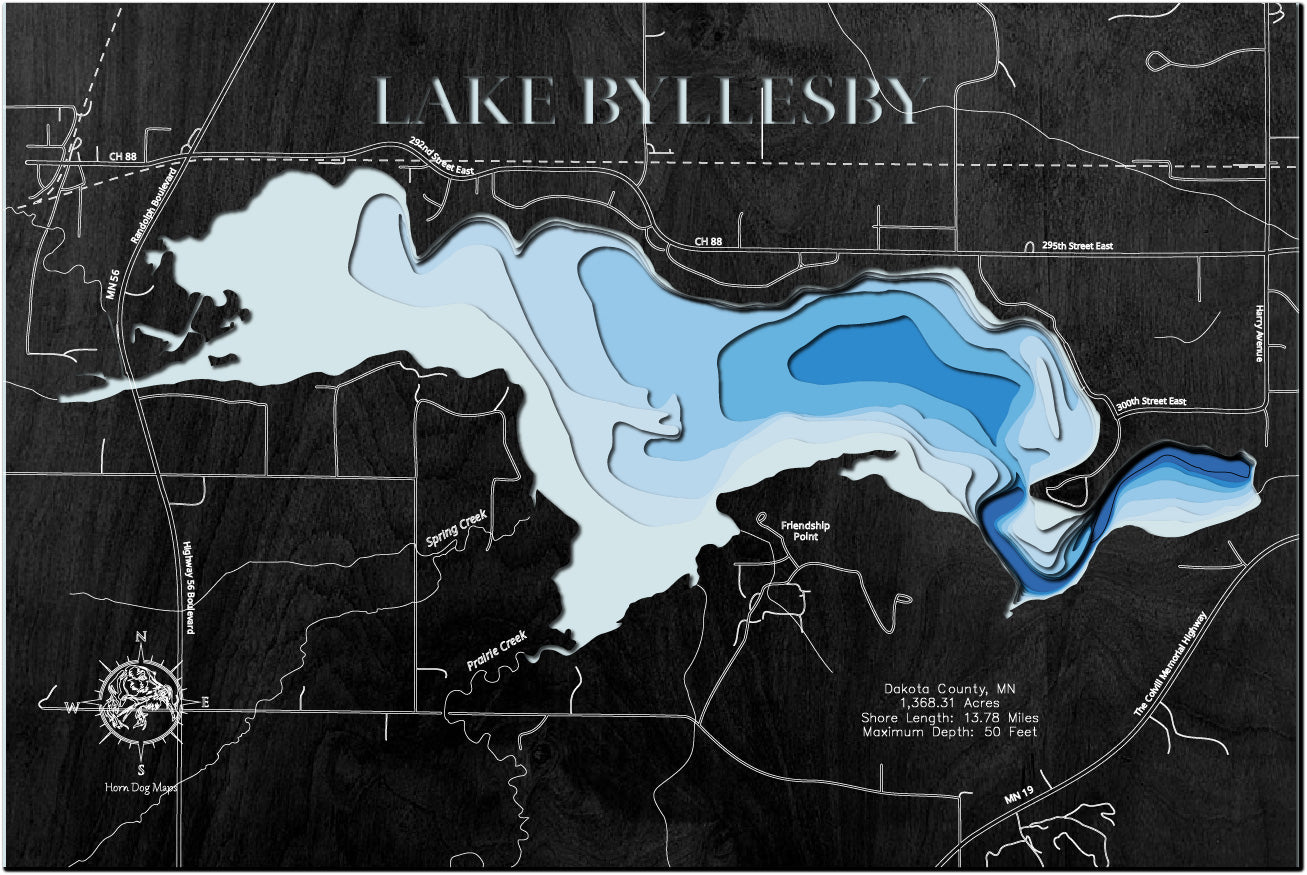 Lake Byllesby in Dakota County, MN