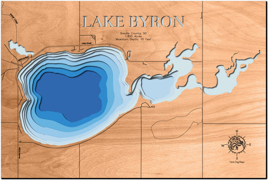 Lake Byron in Beadle County, SD.