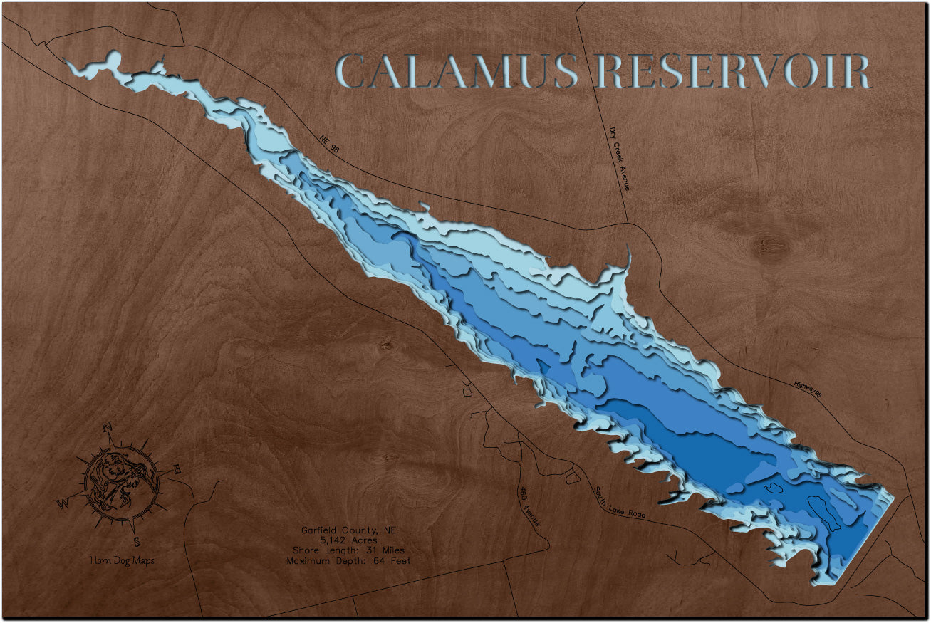Calamus Reservoir in Garfield County, NE