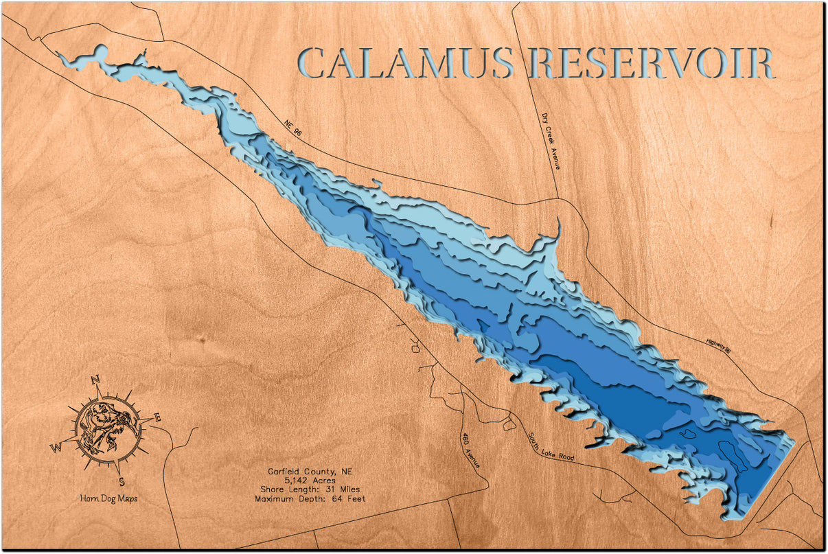 Calamus Reservoir in Garfield County, NE