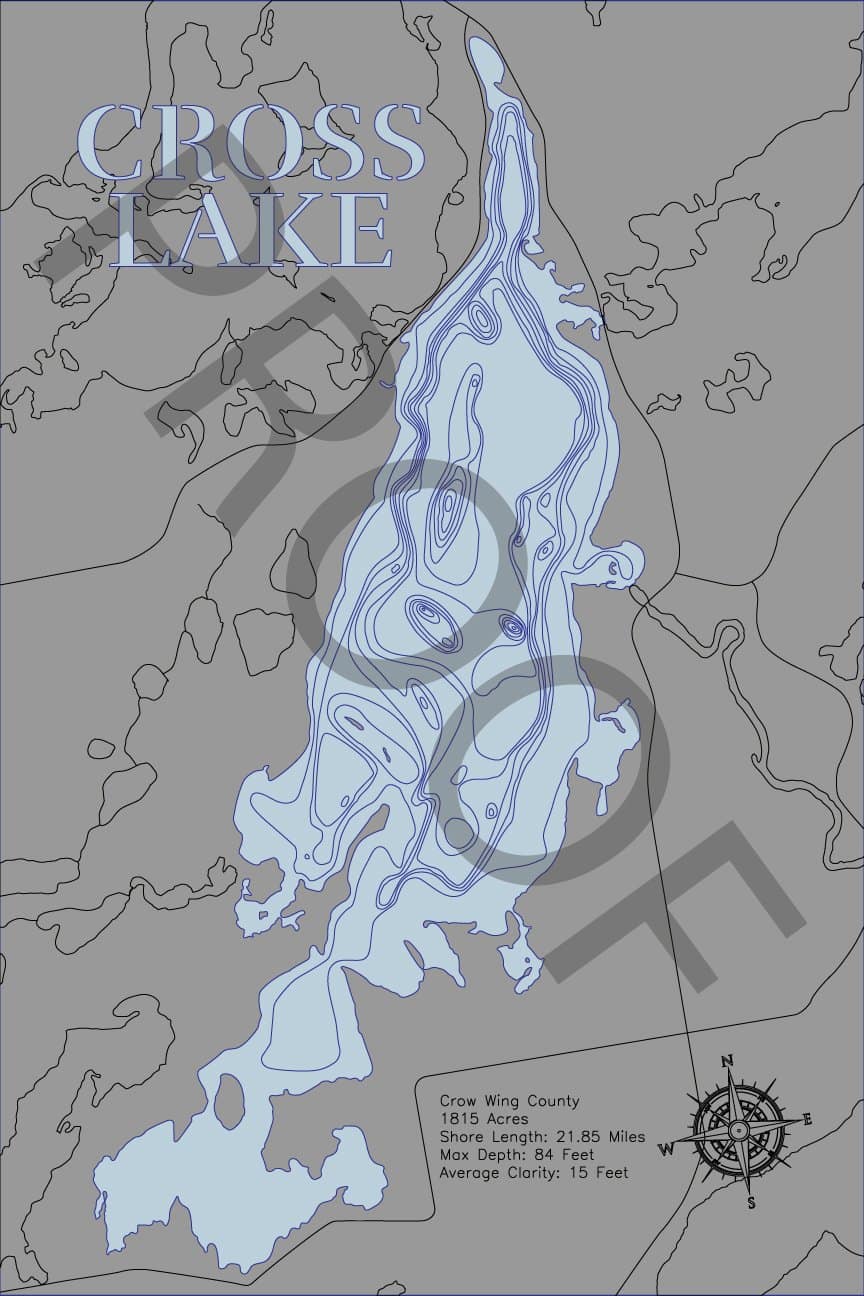 Cross (Crow Wing County) - horn-dog-maps