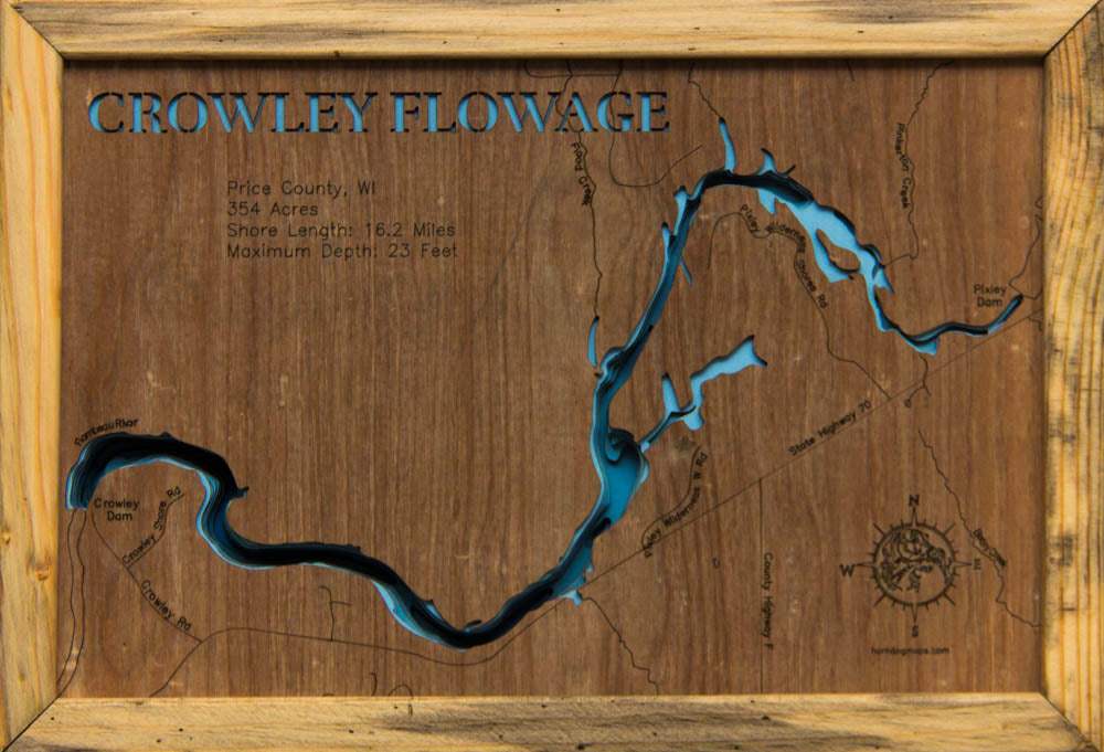 Crowley Flowage in Price County, W