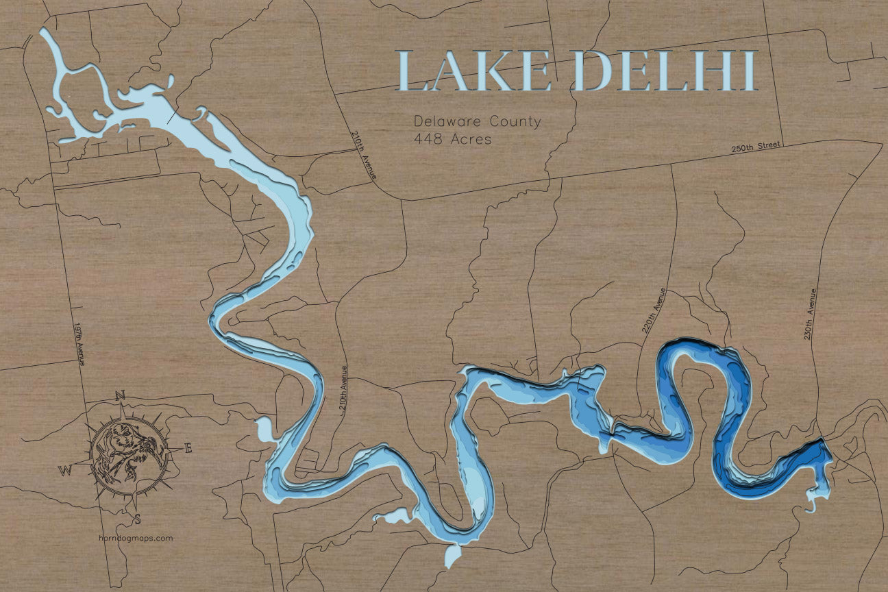 Lake Delhi in Delaware County, IA