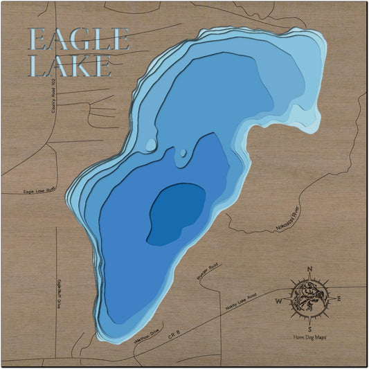 Eagle Lake near Klondyke in County, MN