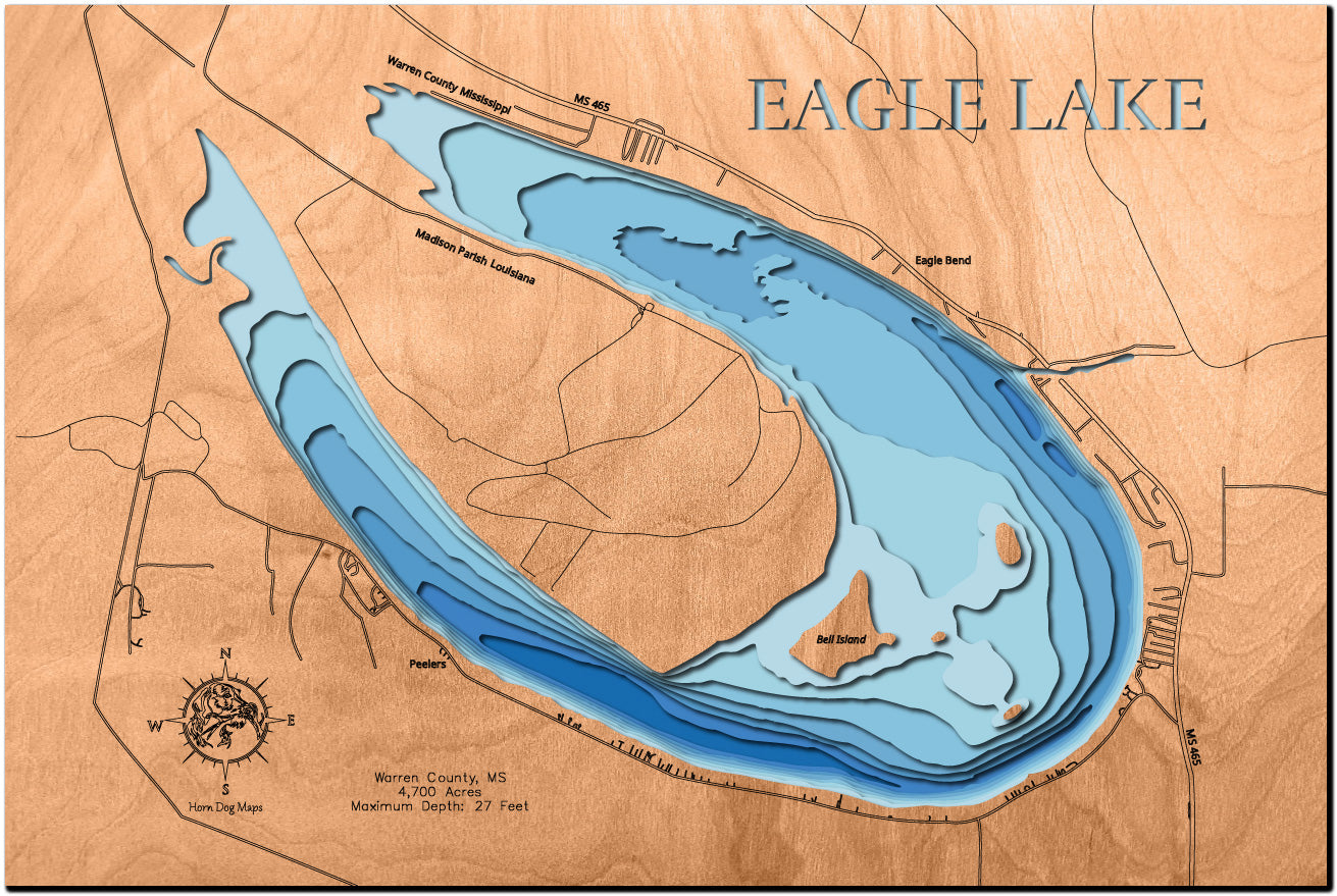 Eagle Lake in Warren County, MS