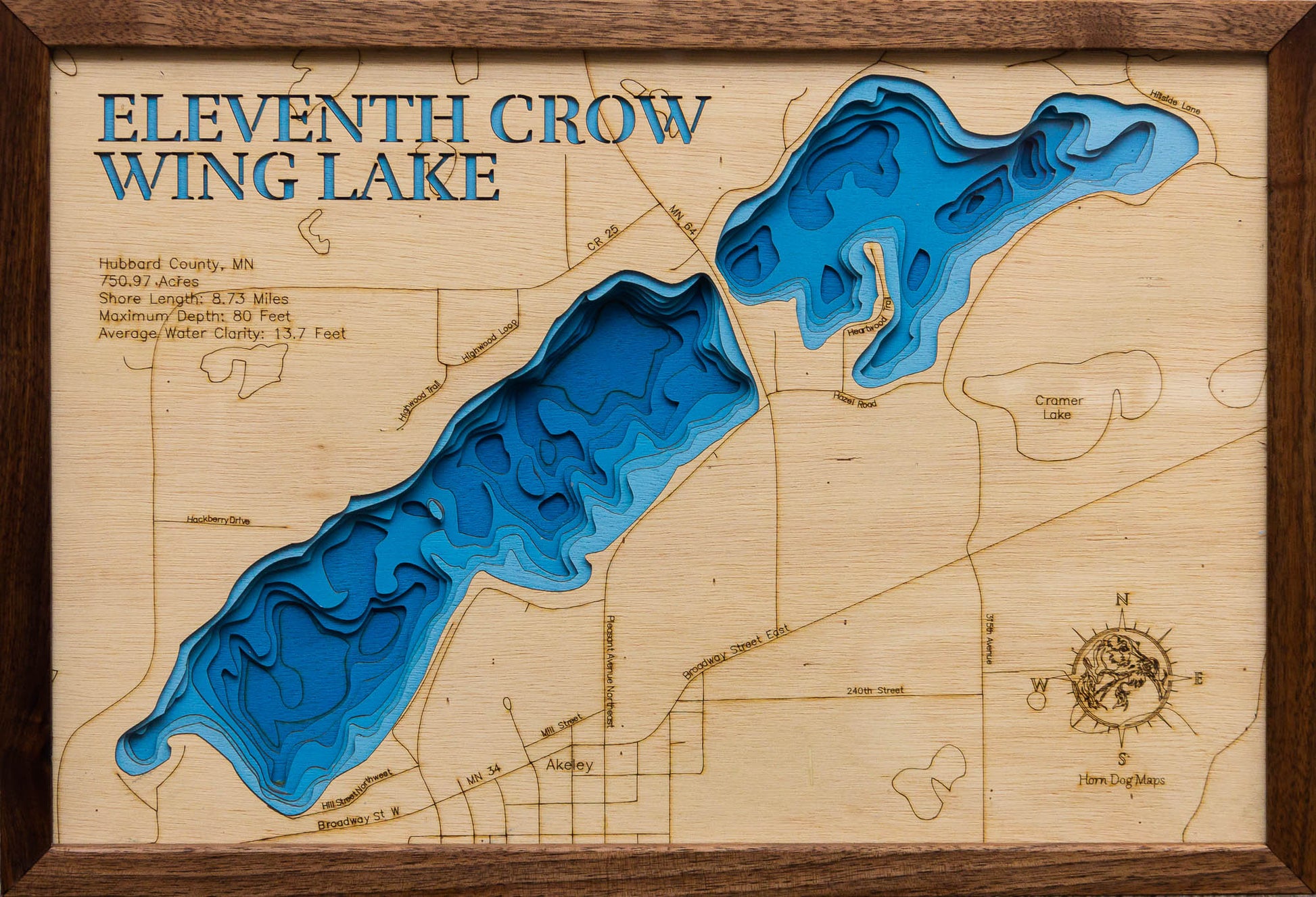 Eleventh Crow Wing Lake in Hubbard County, MN