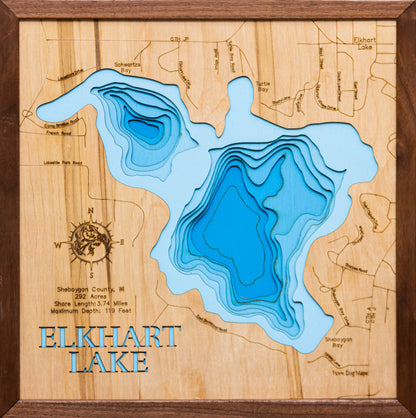 Elkhart Lake in Sheboygan County, WI