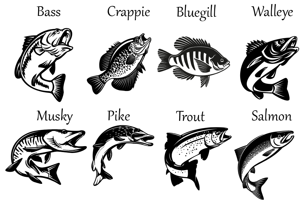 Fish Icons for upper left hand corner