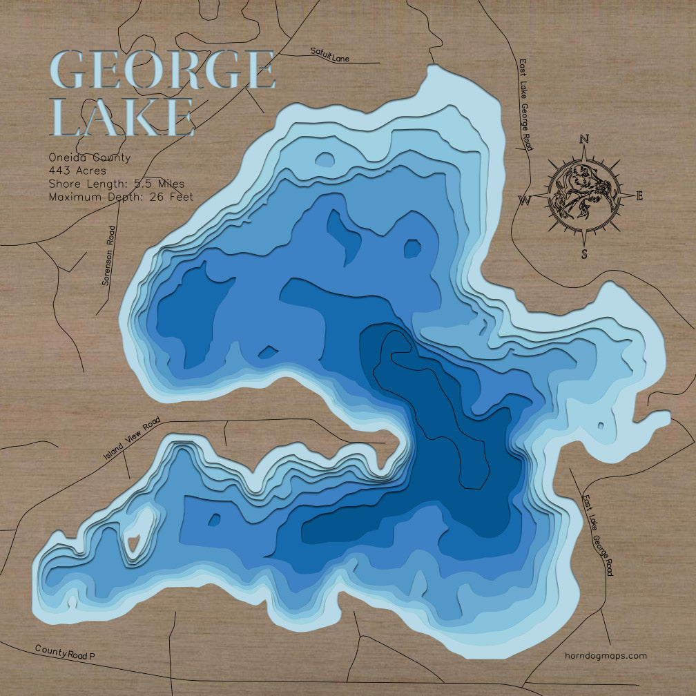 George Lake in Chippewa County, WI