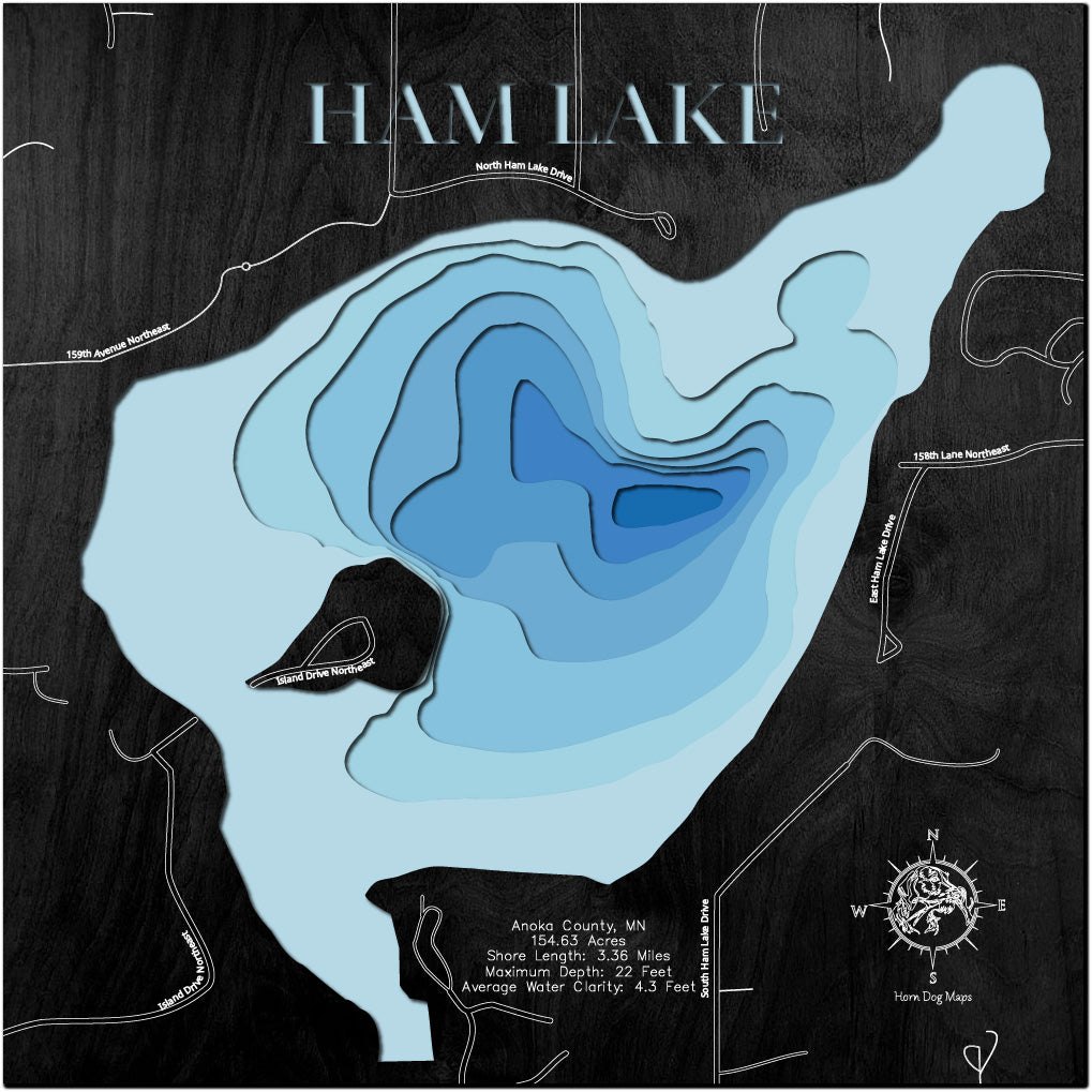Ham Lake in Anoka County, MN
