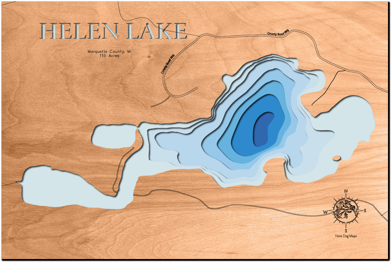 Helen Lake in Marquette County, MI