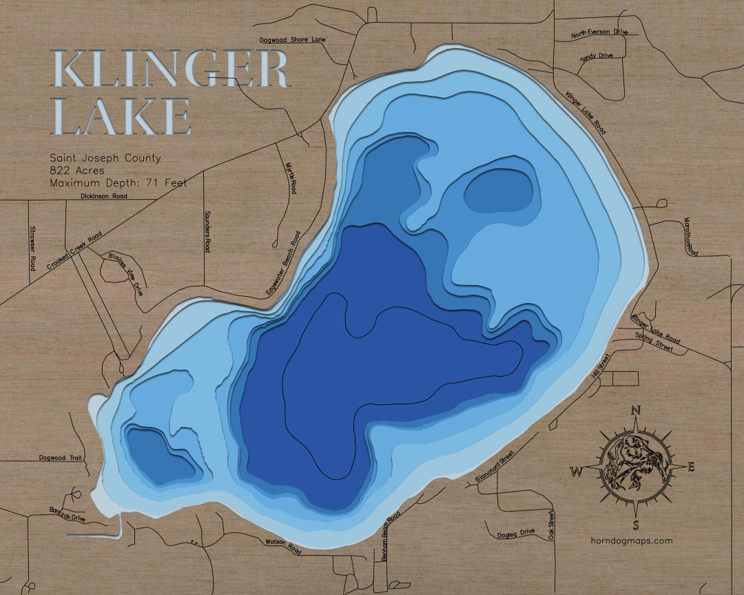 Klinger Lake in Saint Joseph County, MI