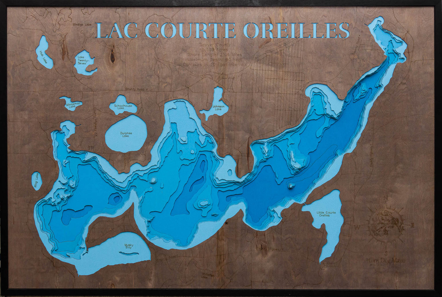 Lac Courte Oreilles  Sawyer County,  WI
