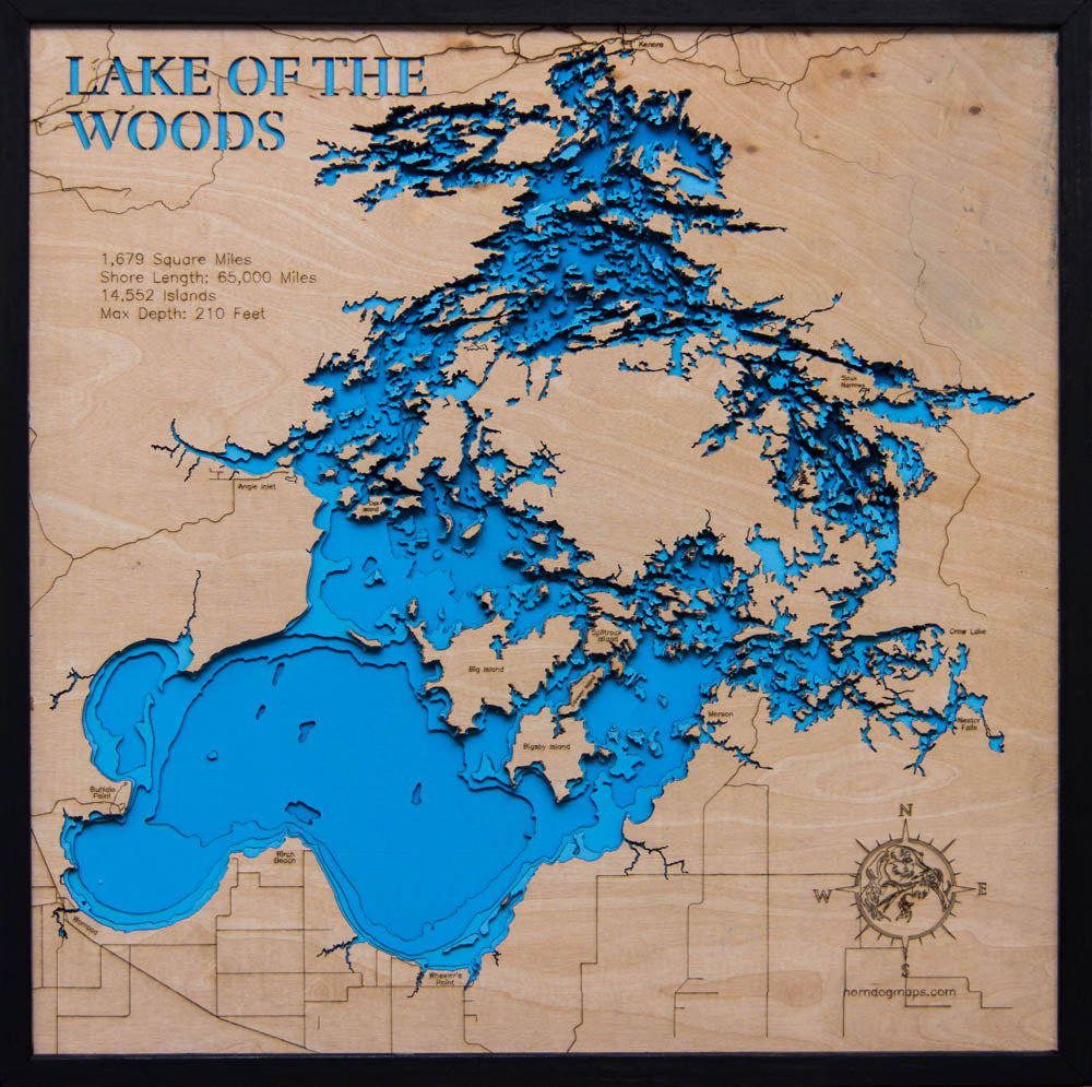 Lake Of The Woods in Minnesota, Manitoba, and Ontario